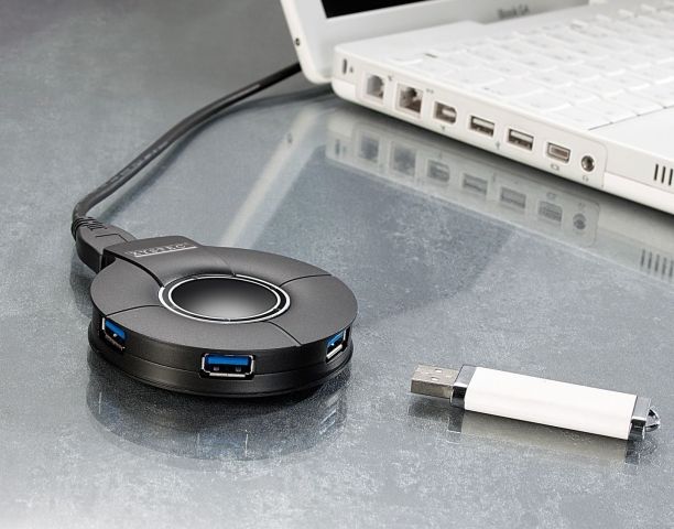 Xystec Aktiver SuperSpeed USB3.0-Hub