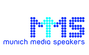 Das neue gestaltete Logo der Munich Media Speakers Das neue gestaltete Logo der Munich Media Speakers