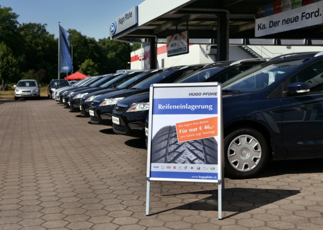 Professionelle Posterwerbung auf Knopfdruck