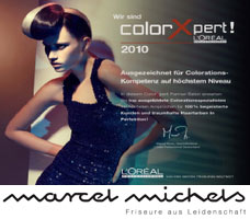 Friseur in Bonn, Marcel Michels - Friseure aus Leidenschaft erhält das Gütesiegel colorXpert Friseur in Bonn, Marcel Michels - Friseure aus Leidenschaft erhält das Gütesiegel colorXpert