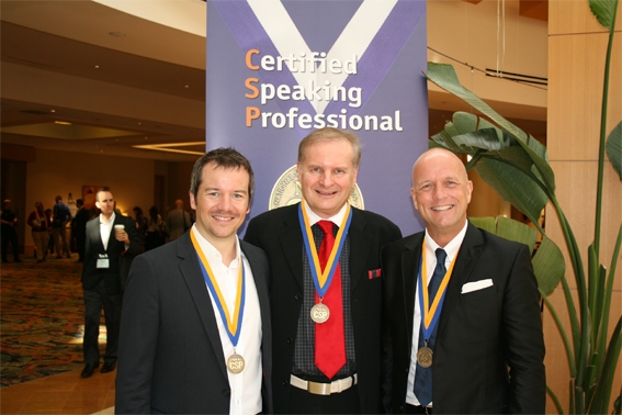 Prof. Dr. Lothar Seiwert, Markus Hofmann und Andreas Buhr erhalten wichtigste internationale Speaker