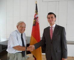 Prof Dr. Christoph-Hellmut Mahling und Etienne Emard Prof Dr. Christoph-Hellmut Mahling und Etienne Emard