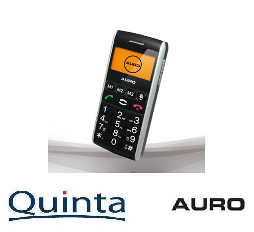 Quinta vertreibt Komfort Mobiltelefone der Marke Auro im Fachhandel Quinta vertreibt Komfort Mobiltelefone der Marke Auro im Fachhandel