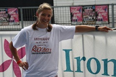 Leila Künzel beim Ironman-Event