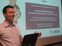 Experte Thorsten Brede während seines Vortrags Experte Thorsten Brede während seines Vortrags