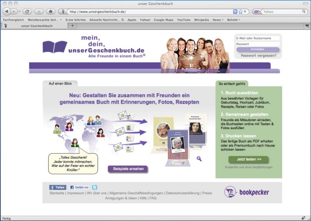 Neu: Alle Freunde in einem Buch - Gemeinsame Geschenkbu?cher mit Erinnerungen, Fotos, Rezepten