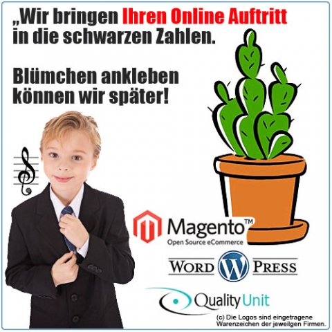 Ganzheitliches Konzept. Erfolg mit dem Online Auftritt. Magento,Wordpress und Co. Ganzheitliches Konzept. Erfolg mit dem Online Auftritt. Magento,Wordpress und Co.