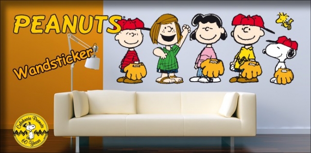 Beiwanda präsentiert die Peanuts als Wandtattoo Kollektion Beiwanda präsentiert die Peanuts als Wandtattoo Kollektion