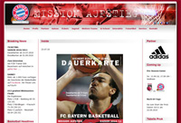 Screenshot www.fcb-basketball.de Screenshot www.fcb-basketball.de