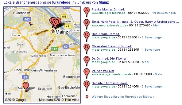 Neu-Patienten Gewinnung mit Google Places Neu-Patienten Gewinnung mit Google Places