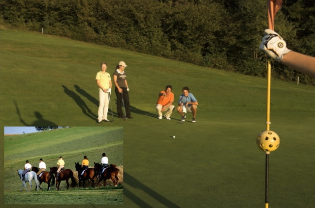Ideale Kombi: Golfen und Reiten