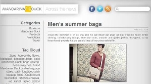 MANDARINA DUCK BAUT SEINE ONLINE PRÄSENZ AUS