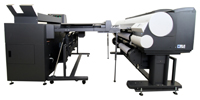 bayCompact Online Faltsystem in Kombination mit den Großformat-Drucksystemen der Canon imagePROGRAF 