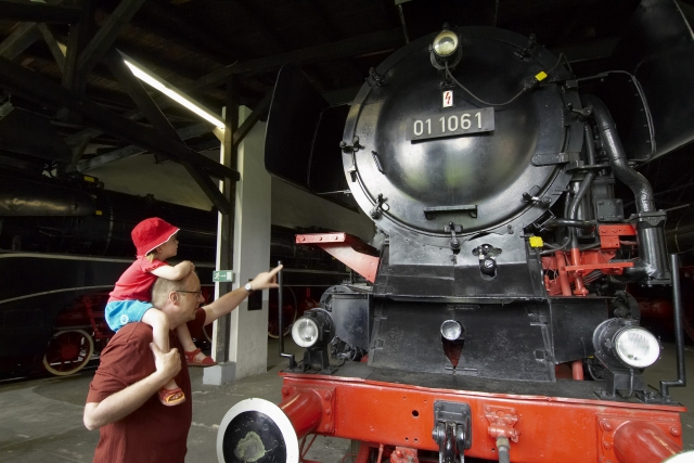 Schnaufende und dampfende Giganten im Frankenwald