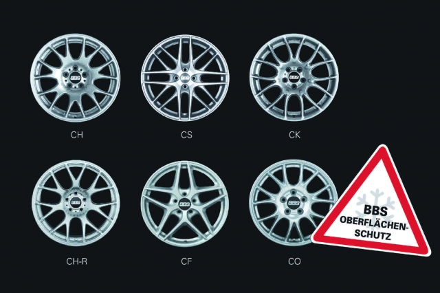 BBS präsentiert Winterradprogramm mit speziellem Oberflächenschutz