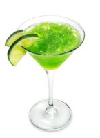 Ein leckerer Caipirinha Slush Cocktail - für laue Abende genau das Richtige Ein leckerer Caipirinha Slush Cocktail - für laue Abende genau das Richtige