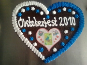 Das offizielle Wiesnlogo 2010 exklusiv auf Lebkuchenherz