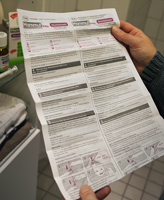 Beipackzettel von Mammut Pharma laut PTAheute besonders verbraucherfreundlich und verständlich.