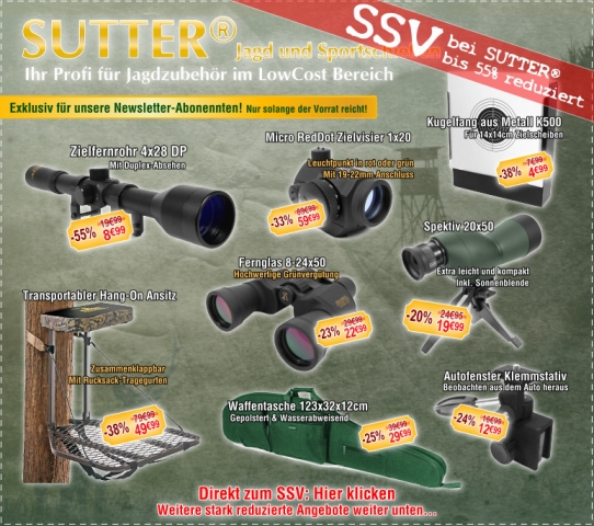 Sommerschlussverkauf bei SUTTER® - Jetzt noch schnell zugreifen