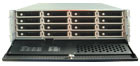 Abbildung: easyRAID Q16Q iSCSI-to-SATA RAID System mit 16 Laufwerkseinschüben. Abbildung: easyRAID Q16Q iSCSI-to-SATA RAID System mit 16 Laufwerkseinschüben.