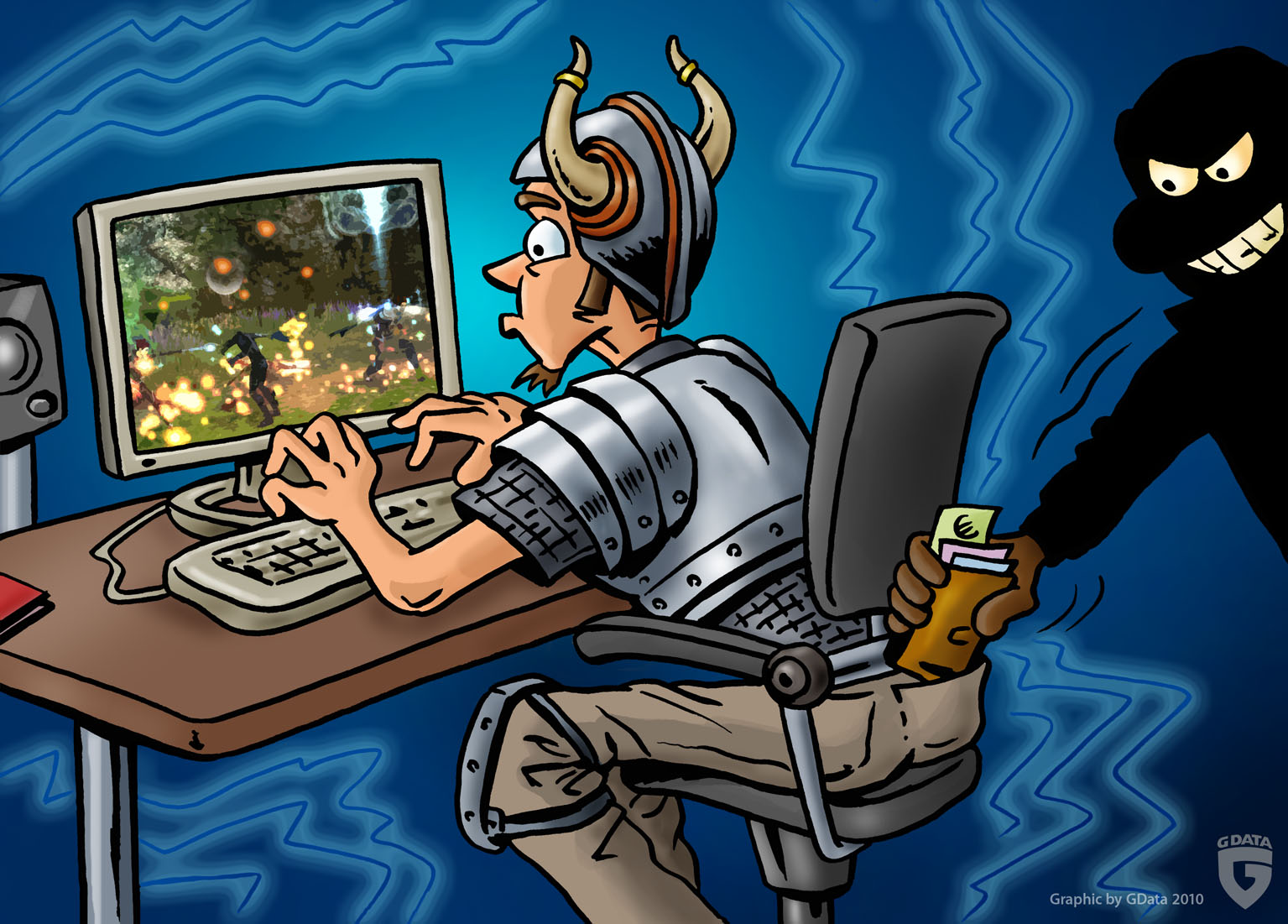 Cybergangs machen Jagd auf Online-Spieler