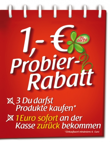 Sparen, probieren und genießen mit Du darfst Sparen, probieren und genießen mit Du darfst