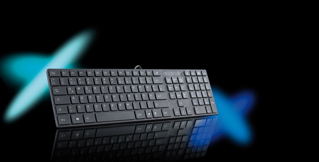 GeneralKeys Ultraschlanke Designer-Tastatur