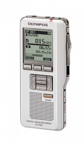 Der neue Olympus DS-2800 mit Schiebeschalter