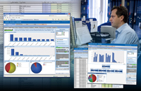 Auf Knopfdruck liefert das Analysetool ReadSoft Reporter topaktuelle Statistiken und Auswertungen.