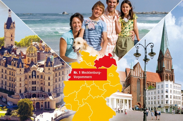 Das reizvollste Kurzurlaubsziel der Deutschen ist Mecklenburg-Vorpommern