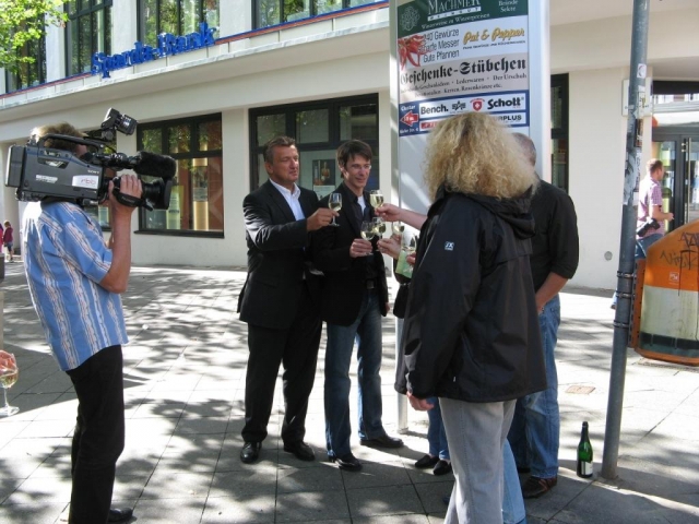 Das Ende der Kundenstopper in der Steglitzer Schloßstraße Das Ende der Kundenstopper in der Steglitzer Schloßstraße