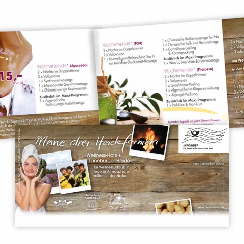 Der Herbst&Winter Urlaubskatalog von den Wellness-Hotels Heidefarmen Lüneburger Heide ist da