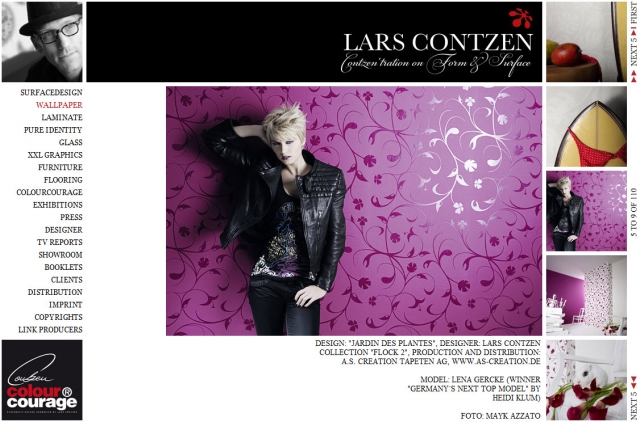 Tapetenwechsel: Neue Website für Surface-Designer Lars Contzen Tapetenwechsel: Neue Website für Surface-Designer Lars Contzen