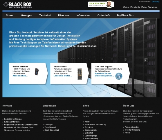 Netzwerk- und IT-Wissen im neuen Online-Katalog mit integriertem Lexikon von Black Box Netzwerk- und IT-Wissen im neuen Online-Katalog mit integriertem Lexikon von Black Box