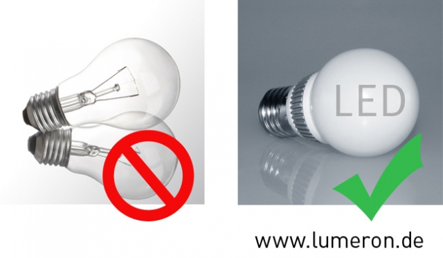 LED-Shop LUMERON: Das Glühlampenverbot - LED-Beleuchtung wird weiter durchstarten