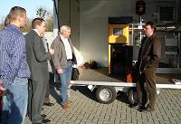 Besichtigung der Heizkesselanlage