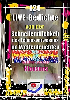 Das Cover der 124 LIVE-gedichte von Klausens