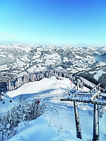 Die Hahnenkammbahn in Kitzbühel