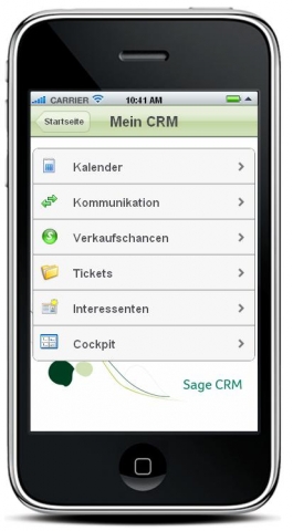 Sage macht mobil - bei Marketing, Support und Vertrieb