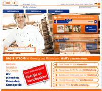 dmc digital media center GmbH launcht neues Internetportal für PCC Energie dmc digital media center GmbH launcht neues Internetportal für PCC Energie