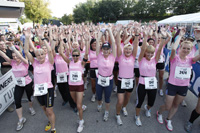 Kurz vor dem Start des Women's Run 2010