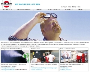 Lörz&Company gibt Website von Keller Lufttechnik neuen Lörz&Company gibt Website von Keller Lufttechnik neuen