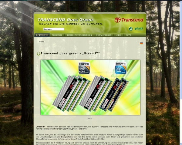 Transcend startet Microsite zum Thema Transcend startet Microsite zum Thema