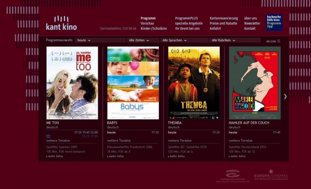 Volles Programm(kino) im Netz: PANORAMA3000 entwickelt runderneuerte Online Präsenz für das Kant Kin Volles Programm(kino) im Netz: PANORAMA3000 entwickelt runderneuerte Online Präsenz für das Kant Kin