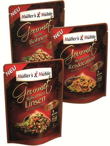 Kreationen für Genießer - Müller´s Mühle bringt Gourmet-Range in den Handel Kreationen für Genießer - Müller´s Mühle bringt Gourmet-Range in den Handel