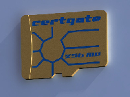 certgate Smart Card microSD 256MB