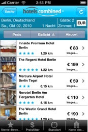Mit iFindHotels-App auch unterwegs Hotelpreise online checken Mit iFindHotels-App auch unterwegs Hotelpreise online checken
