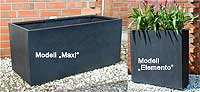Pflanzkübel Maxi und Elemento Pflanzkübel Maxi und Elemento