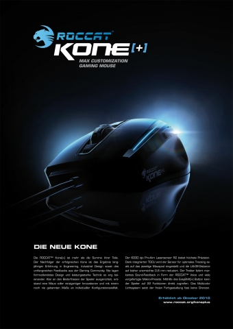 Ab sofort erhältlich: ROCCAT? Kone[+] - Max Customization Gaming Mouse