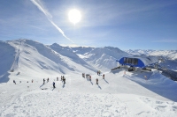 Pistenpanorama im Skiparadies Reschenpass Pistenpanorama im Skiparadies Reschenpass